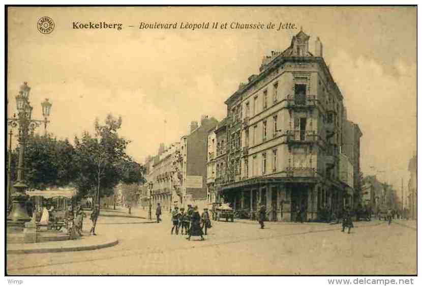 Bruxelles - Koekelberg : Bd Léopold II Et La Chaussée De Jette - Marchand De Crème à La Glace - Koekelberg