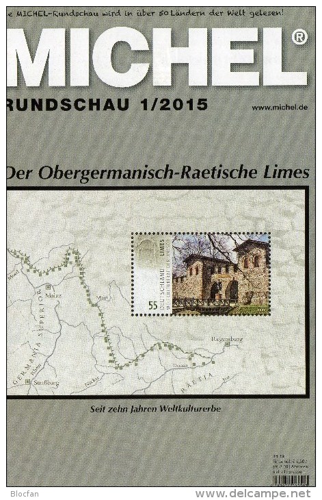 Briefmarken Rundschau MICHEL 1/2015 Neu 6€ New Stamps Of The World Catalogue And Magacine Of Germany ISBN 9783954025503 - Zonder Classificatie
