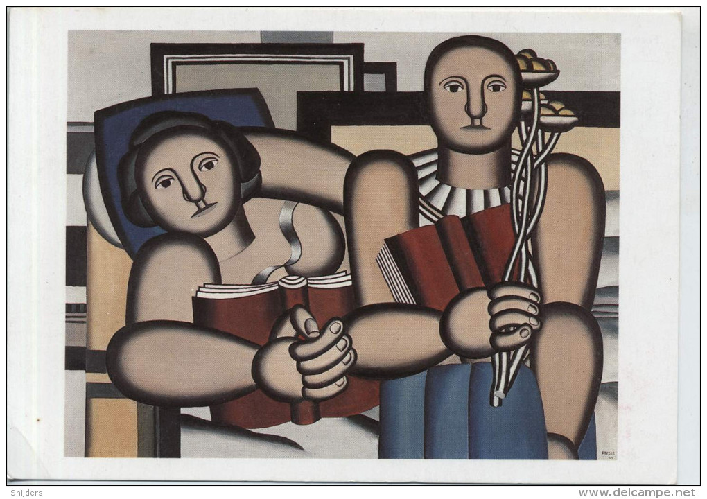 Fernand Léger: La Lecture Non-circulée Unused - Peintures & Tableaux