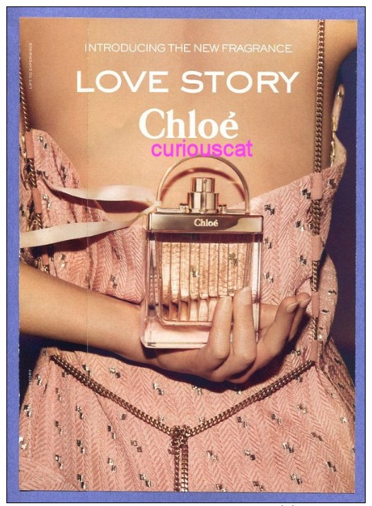 LOVE STORY CHLOE EAU DE PARFUM FRAGRANCE COLLECTION PARFUM PERFUME CARD - Profumeria Moderna (a Partire Dal 1961)