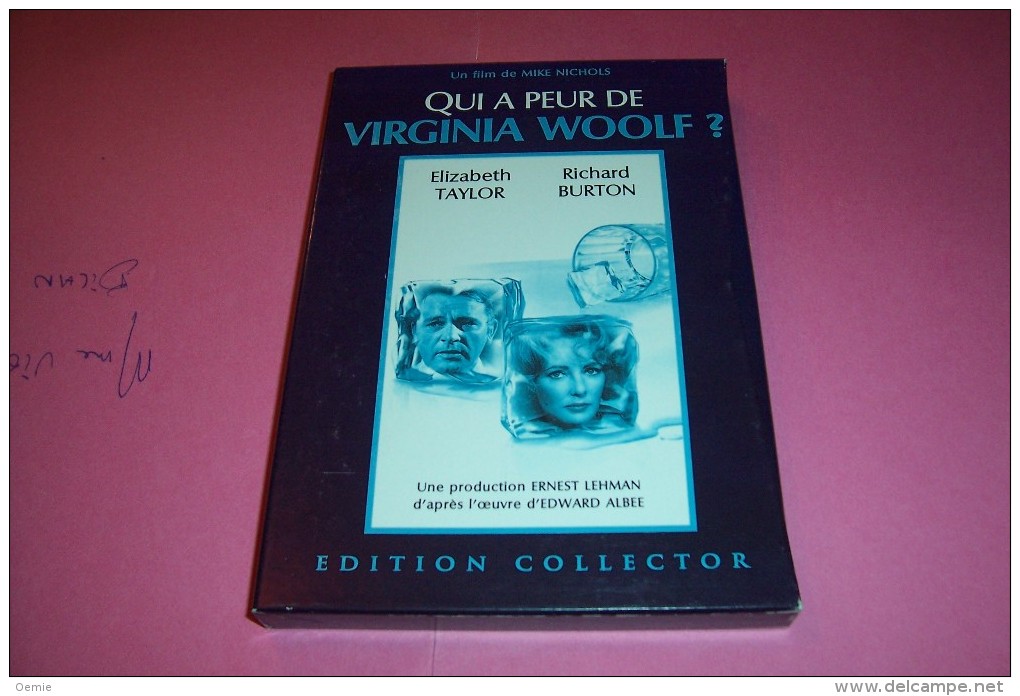 QUI A PEUR DE VIRGINIA WOOLF  AVEC ELIZABETH TAYLOR ET RICHARD BURTON  DOUBLE DVD - Classiques