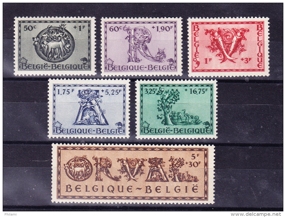 BELGIQUE COB 625/30 ** MNH, 5e ORVAL. (3T430) - Unused Stamps