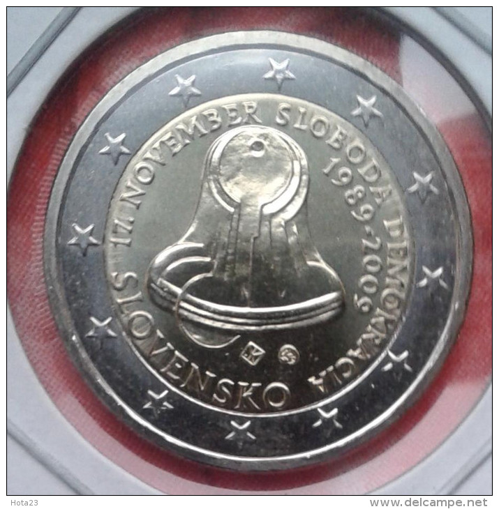2 Euro Slovakia 2009 - 20th Anniversary Of 17 November UNC  COIN - Slovacchia