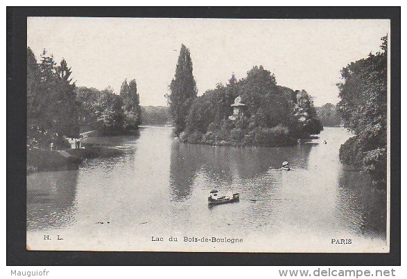 DF / 75 PARIS / LE LAC DU BOIS DE BOULOGNE - Parks, Gardens