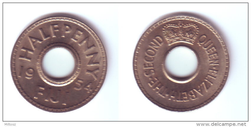 Fiji 1/2 Penny 1954 - Fiji