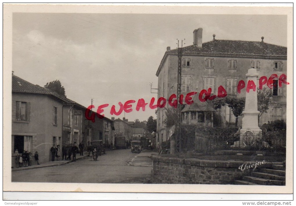 87 - ST LAURENT - SAINT LAURENT SUR GORRE - LE MONUMENT AUX MORTS - L' AVENUE DU DOCTEUR DESCUBES - Saint Laurent Sur Gorre