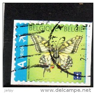 BELGIQUE     1,00 €        2012    Y&T: 4235   Côté Droit Non Dentelé      Sur Fragment Oblitéré - Used Stamps