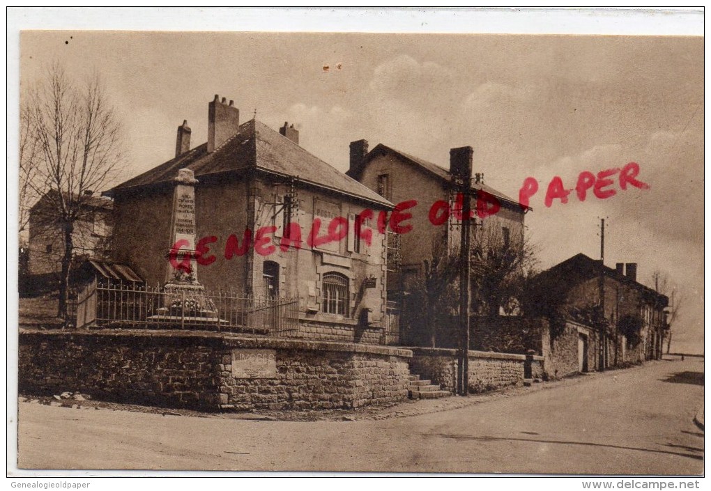 87 - ST LAURENT - SAINT LAURENT SUR GORRE - LA POSTE  ROUTE DE LIMOGES - MONUMENT AUX MORTS - Saint Laurent Sur Gorre