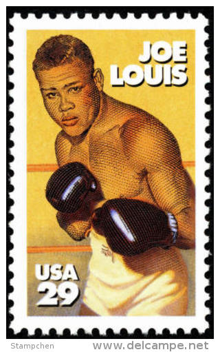 USA 1993 Joe Louis Stamp Sc#2766 Famous Boxing Sport - Other & Unclassified