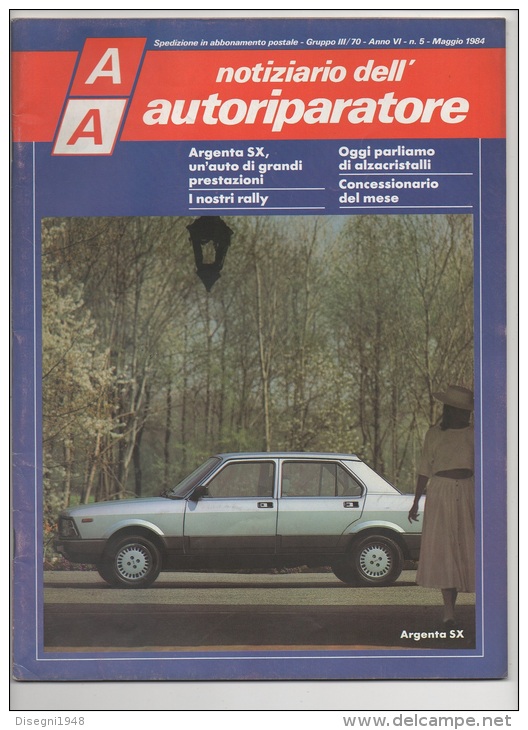 03069  "AA NOTIZIARIO DELL´AUTORIPARATORE - ARGENTA - CAMPAGNOLA - REGATA". PERIODICO MAGGIO 1984 - Moteurs