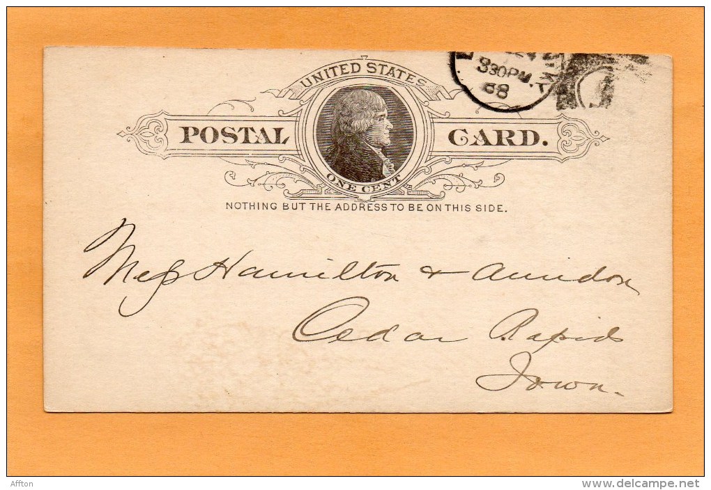 United States 1888 Card Mailed - ...-1900