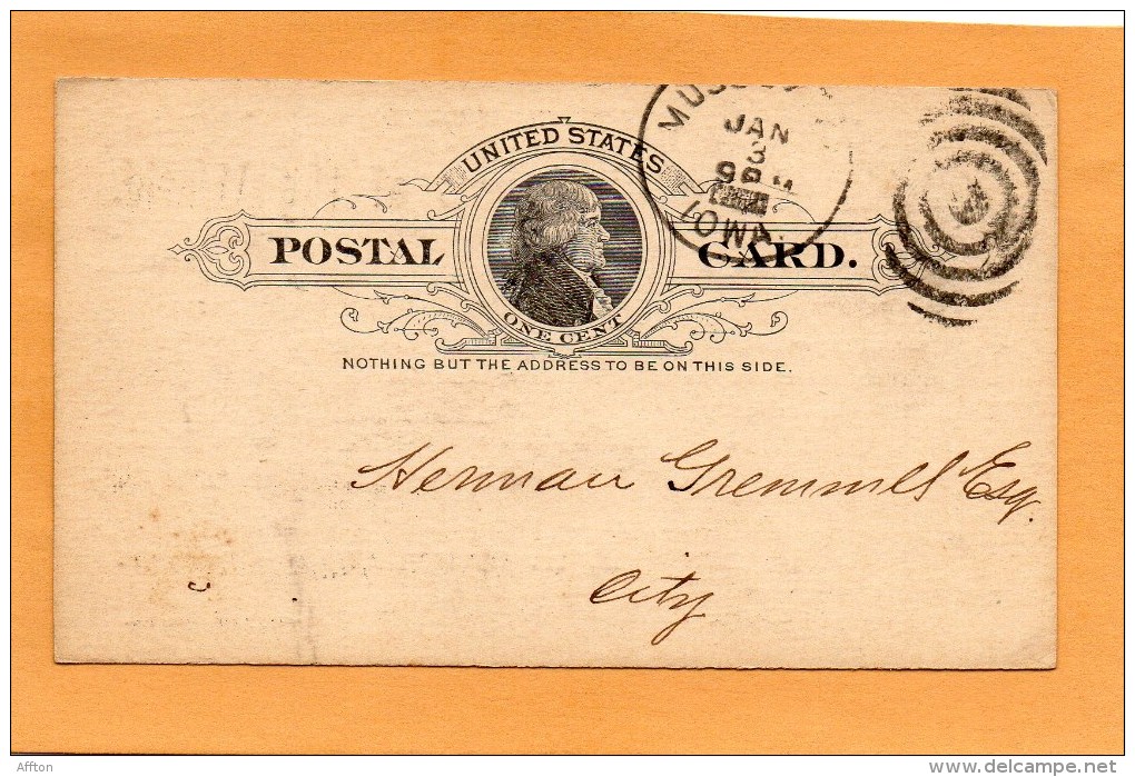 United States 1894 Card - ...-1900
