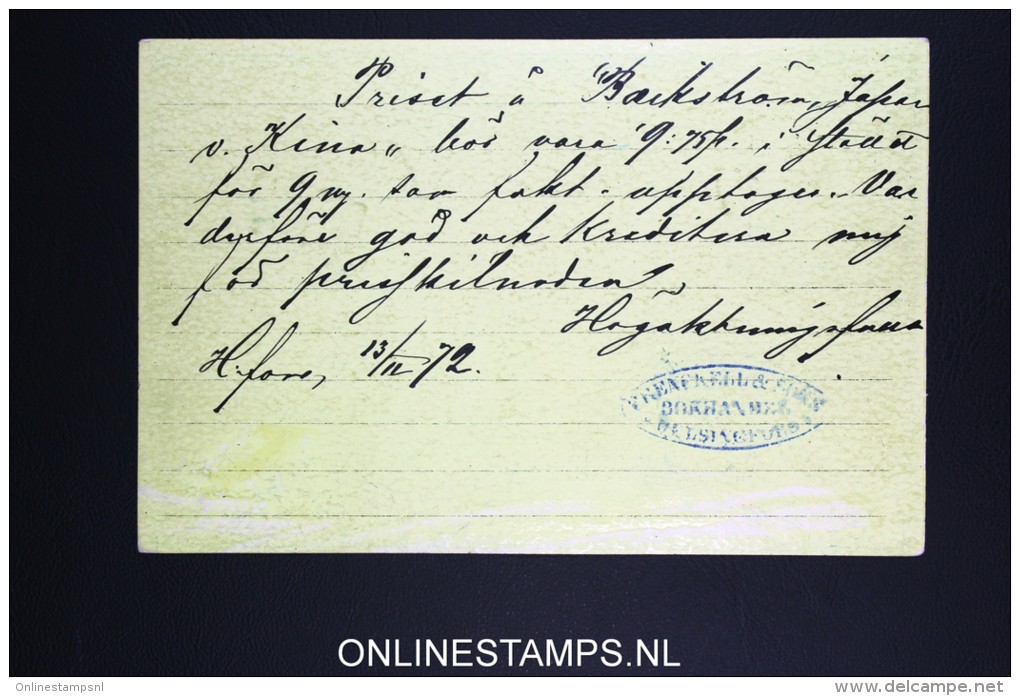 FINLAND: Korrespondanskort Used 1871/72 - Entiers Postaux