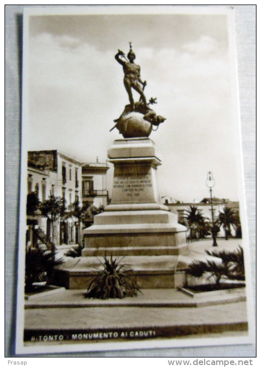 BITONTOTO -- FASCISMO -1930 - MONUMENTO AI CADUTI - Bitonto