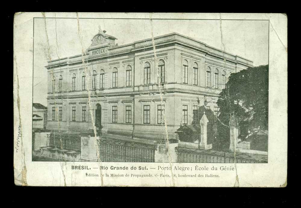 CP. 17. Rio Grande Do Sul. Porto Alegre; Ecole Du Génie. - Porto Alegre