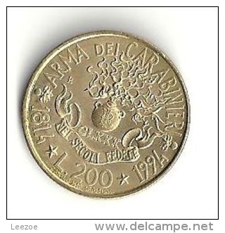 Monnaie Italia, Type Commémoratives Italiennes 1992 Et 1994 - Gedenkmünzen