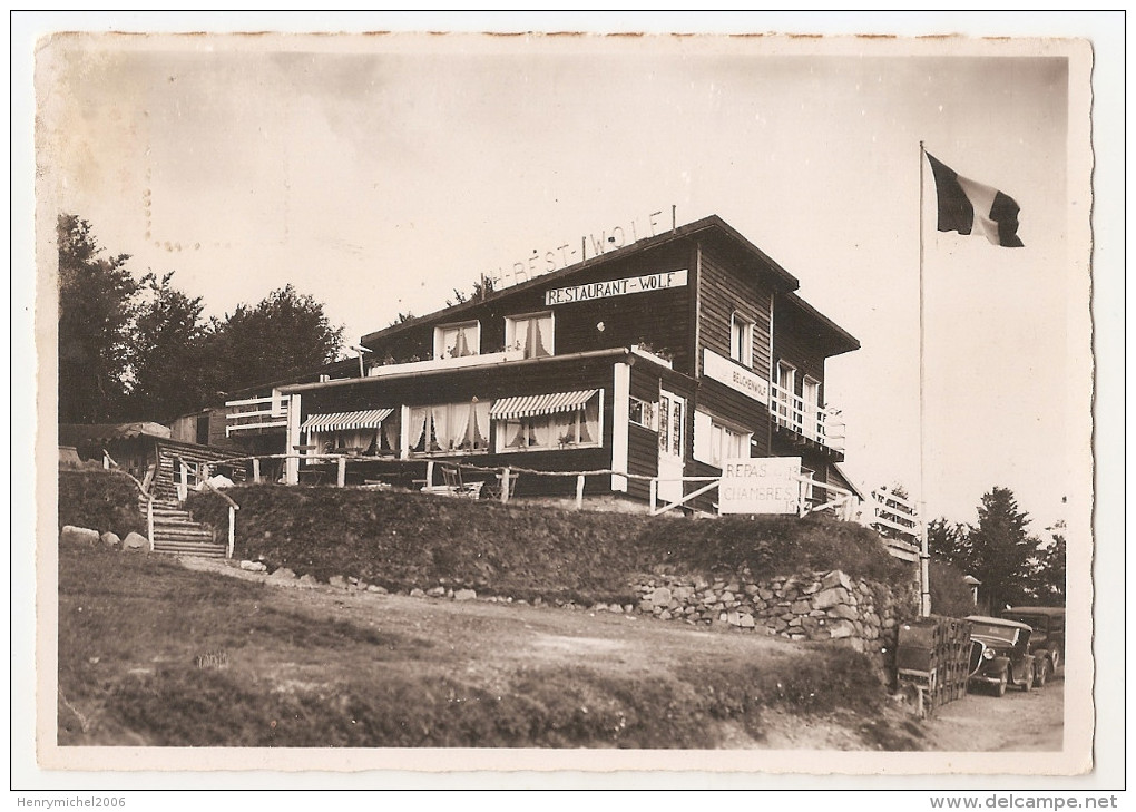 88 - Markstein - Chalet Restaurant Wolf ( Hautes Vosges ) Ed Photomaag De St Louis N502 , Drapeau Français - Other & Unclassified