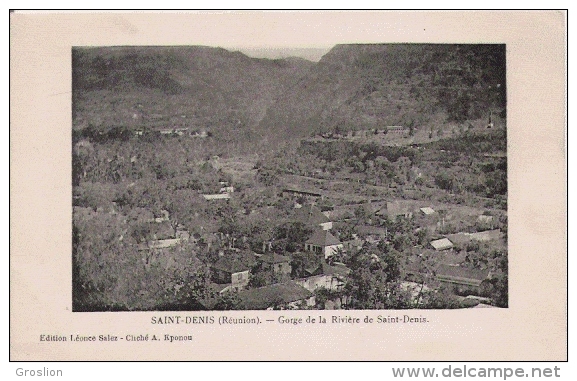 SAINT DENIS (REUNION) GORGE DE LA RIVIERE DE SAINT DENIS - Saint Denis