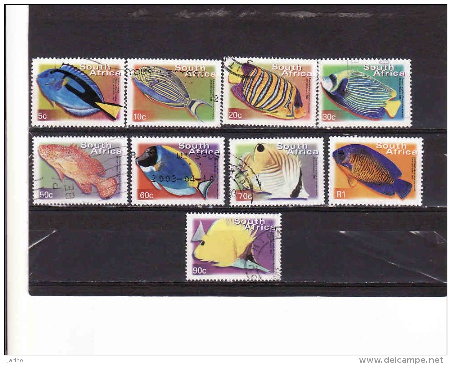 Afrique Du Sud 2000, SOUTH AFRICA - Michel 1286 - 1295 °°°,fishes-poisson - Oblitérés