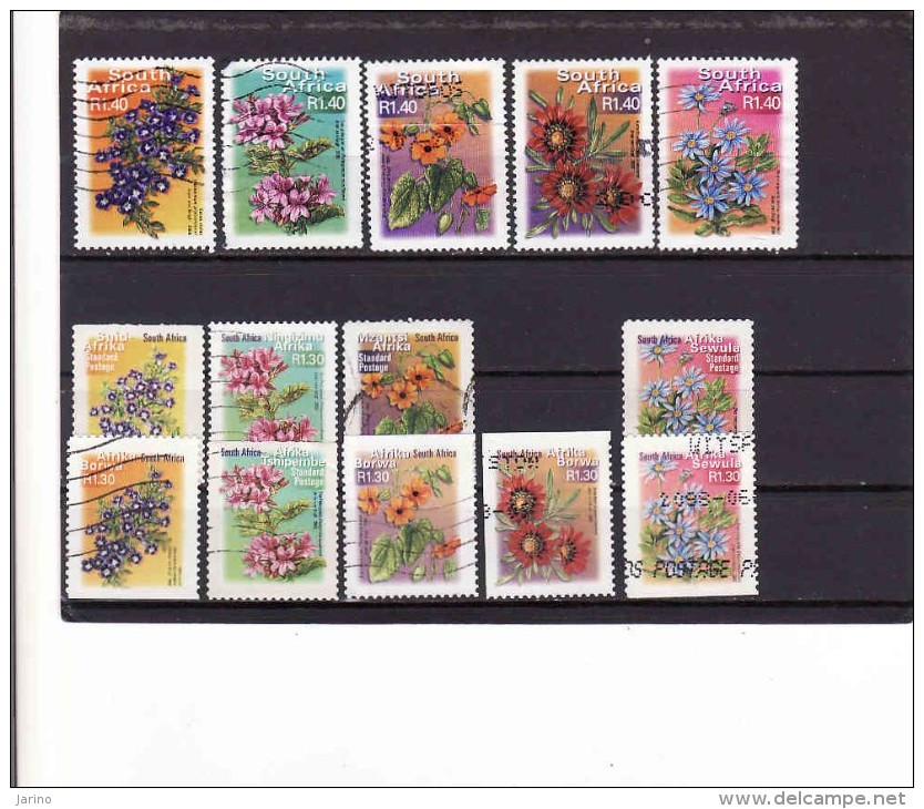 Afrique Du Sud 2000, SOUTH AFRICA - Flowers - Fleurs - Blumen - Used Stamps