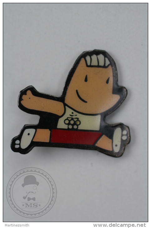 Barcelona 1992 Olympic Games - Cobi Mascot Jumping - Pin Badge #PLS - Juegos Olímpicos