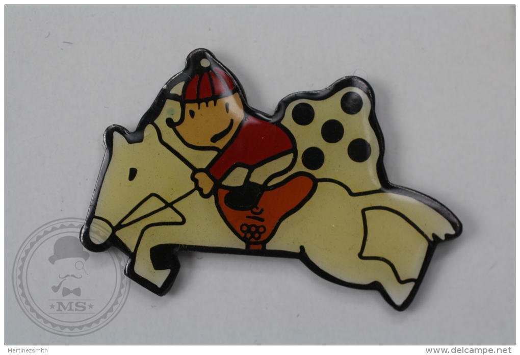 Barcelona 1992 Olympic Games - Cobi Mascot Equitation - Pin Badge #PLS - Juegos Olímpicos