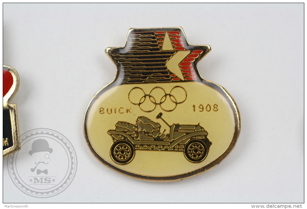 Olympic Games - Buick 1908 Old Classic Car - Pin Badge #PLS - Juegos Olímpicos