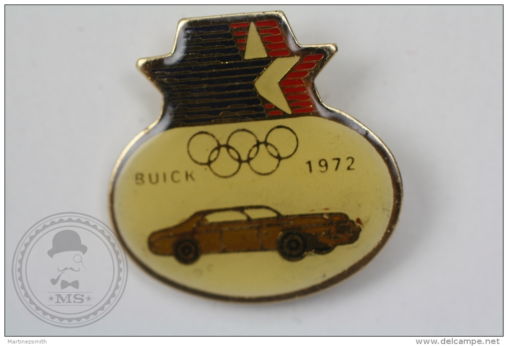 Olympic Games - Buick 1972 Old Classic Car - Pin Badge #PLS - Juegos Olímpicos