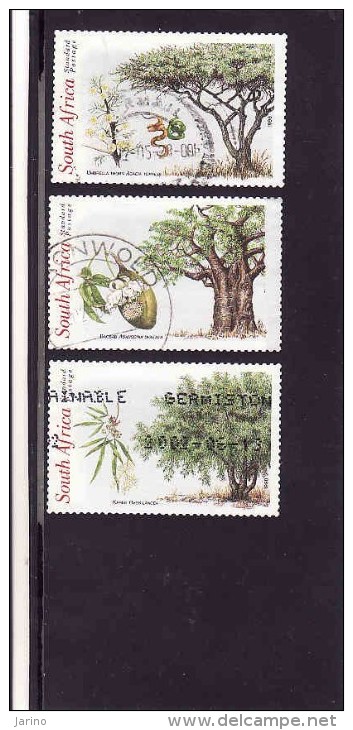 Afrique Du Sud 1998, SOUTH AFRICA - 1998 Indigenous Trees Set (o) Mi 1155-1157 - Used Stamps