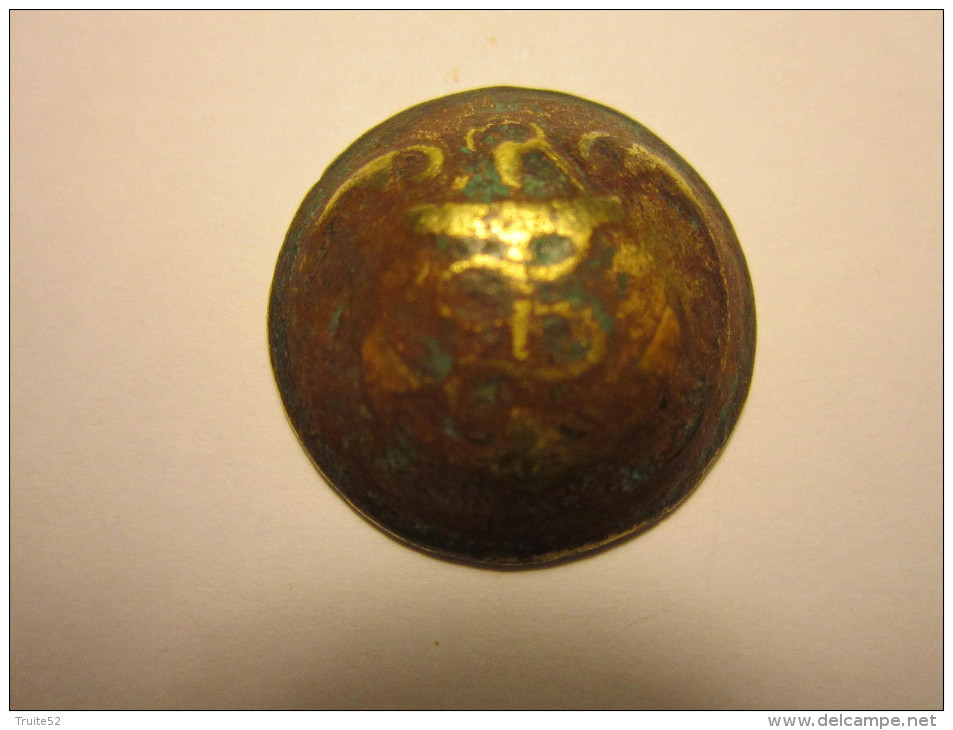 Bouton D'infanterie De Marine (entre 1871 Et 1900) Ou D'infanterie Coloniale (entre 1900 Et 1914). - Buttons