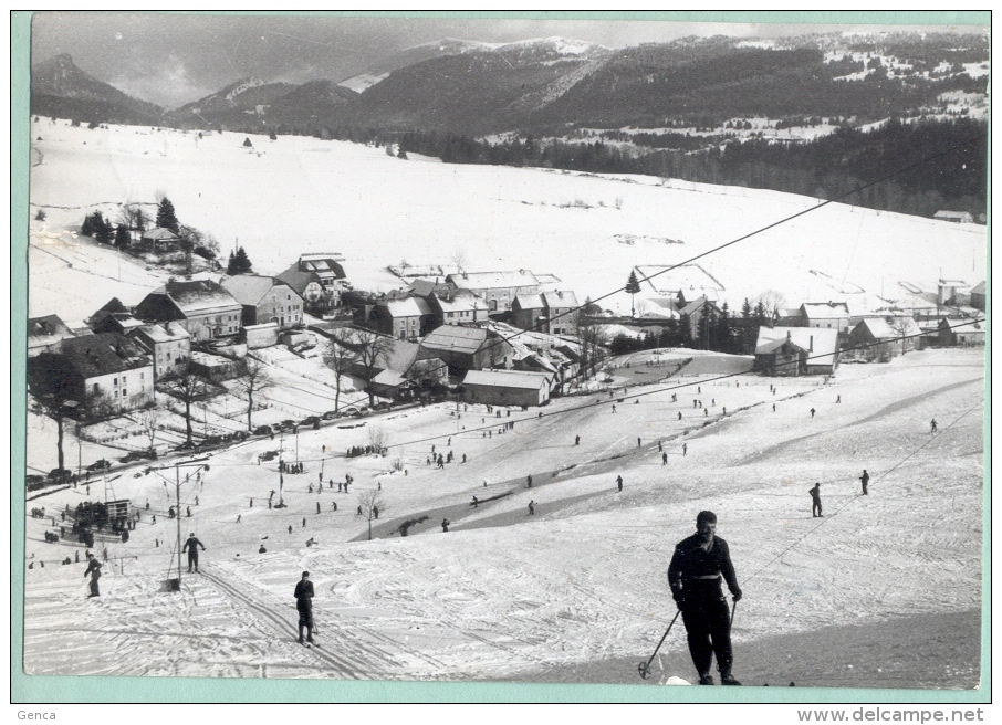 JOUGNE - CPSM - Le Champ De Ski - Other & Unclassified