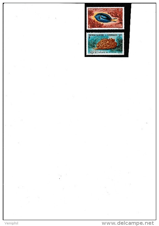 NOUVELLE -CALEDONIE -POSTE AERIENNE N°77 A 78 NEUF X COTE : 21,50 € - Unused Stamps