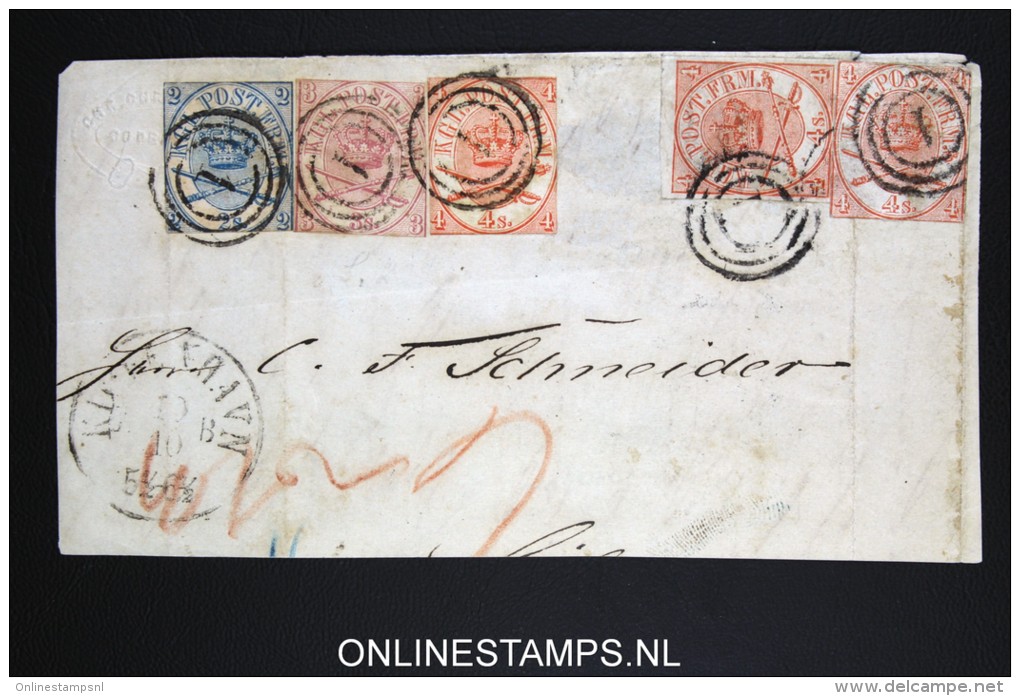 Danmark: Front Of Cover Mixed Stamps Nice Set - Lettres & Documents