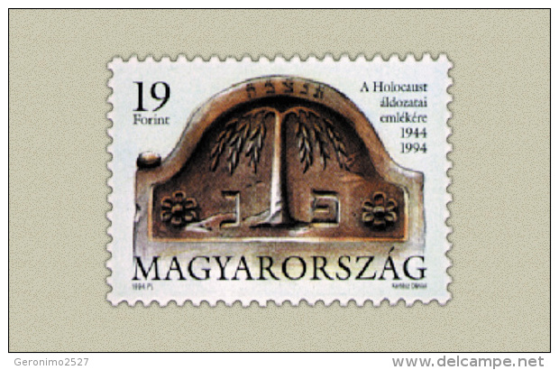 HUNGARY 1994 HISTORY The Holocaust MONUMENT - Fine Set MNH - Nuevos