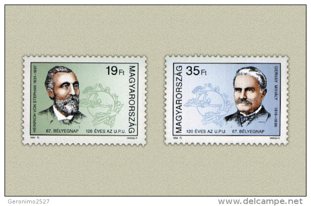 HUNGARY 1994 PEOPLE Persons STAMPDAY - Fine Set MNH - Nuevos