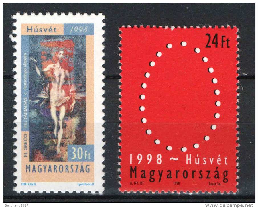 HUNGARY 1998 CULTURE Celebration EASTER -  Fine Set MNH - Nuevos