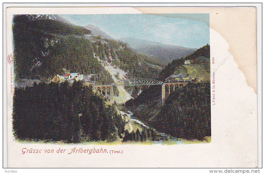 Austria - Grusse Von Der Arlbergbahn - Tirol - Train - Trains