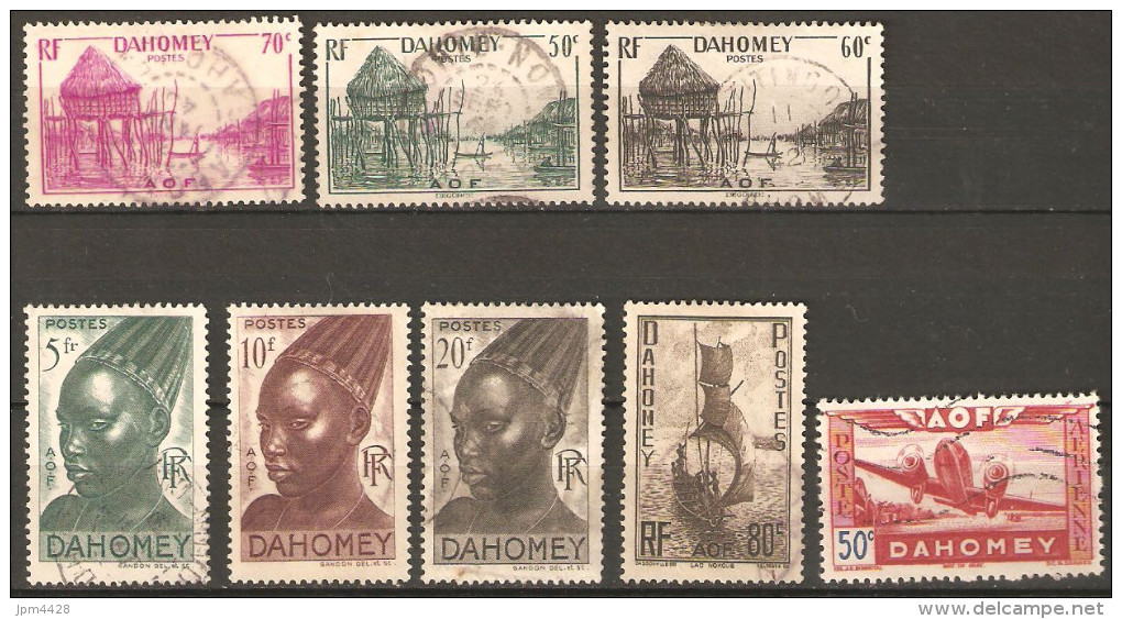 Colonies Dahomey   Lot De 53 Timbres  Oblitérés  , Petit Prix - Lots & Kiloware (mixtures) - Max. 999 Stamps