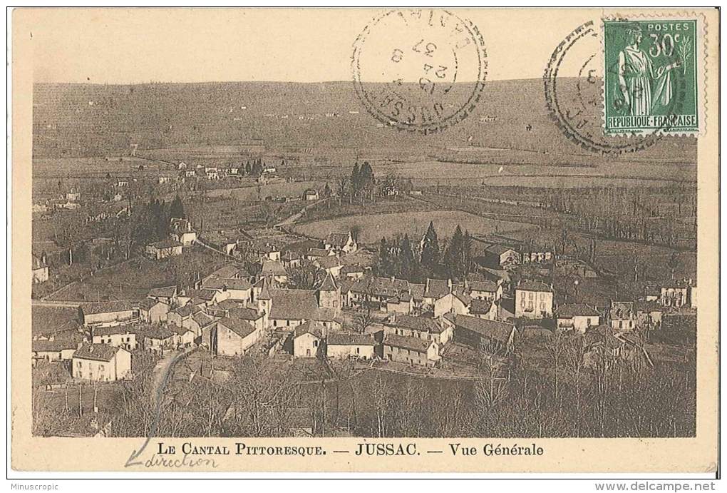 CPA 15 - Jussac - Vue Générale - Jussac