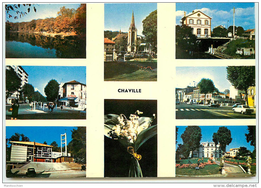 DEP 92 CHAVILLE MULTIVUES 7 VUES PLUS LE CELEBRE MUGUET - Chaville