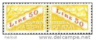 SAN MARINO 1956 - 1961 PACCHI POSTALI PARCEL POST LIRE 50 STELLE II STAR MNH - Paquetes Postales