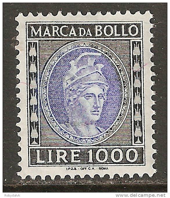 ITALIA - MARCA DA BOLLO (**) -  Vedi Immagine - Revenue Stamps