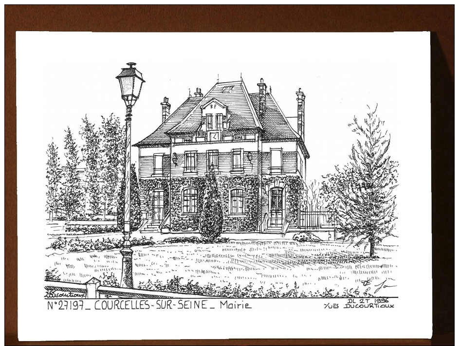 CP A 27197 - CARTE POSTALE DESSIN - 27 COURCELLES SUR SEINE - Autres & Non Classés