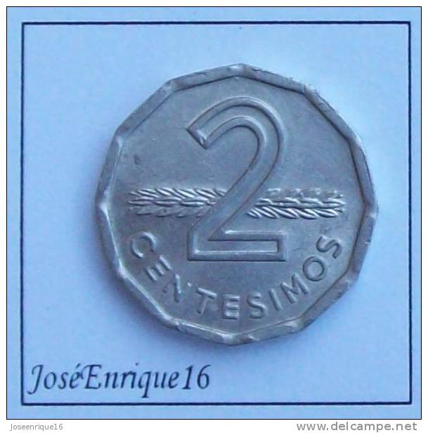 MONEDA URUGUAY 1977 - 2 CENTESIMOS - Uruguay