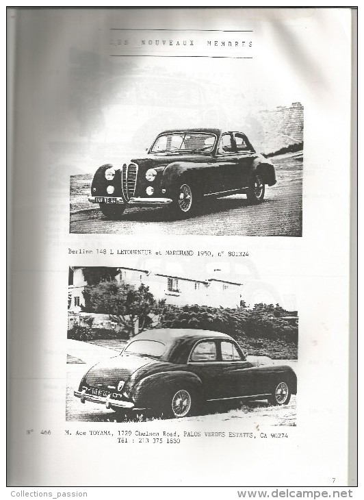 Automobile , 1990, Bulletin Du CLUB DELAHAYE , 48 Pages , Trés Nombreuse Photos, 3 Scans , Frais Fr : 2.50€ - Auto