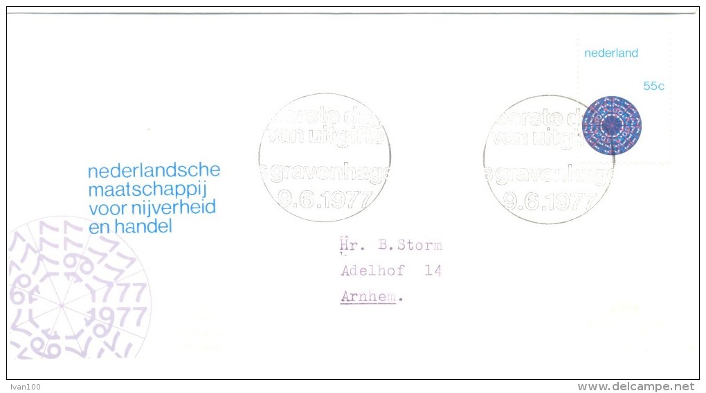 1977. Netherlands, FDC,  Mint/** - FDC