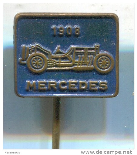 MERCEDES - Car  Automobile, Vintage Pin Badge - Mercedes