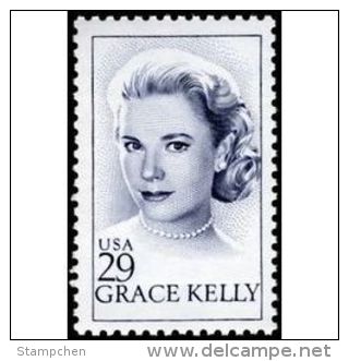 USA 1993 Grace Kelly Stamp Sc#2749 Famous Lady Joint With Monaco Hollywood Movie Star  Film - Other & Unclassified