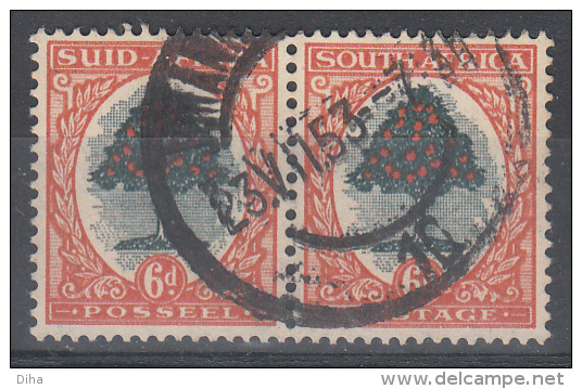 D340 - South Africa Mi.Nr. 197/8 O/used, Pair - Oblitérés