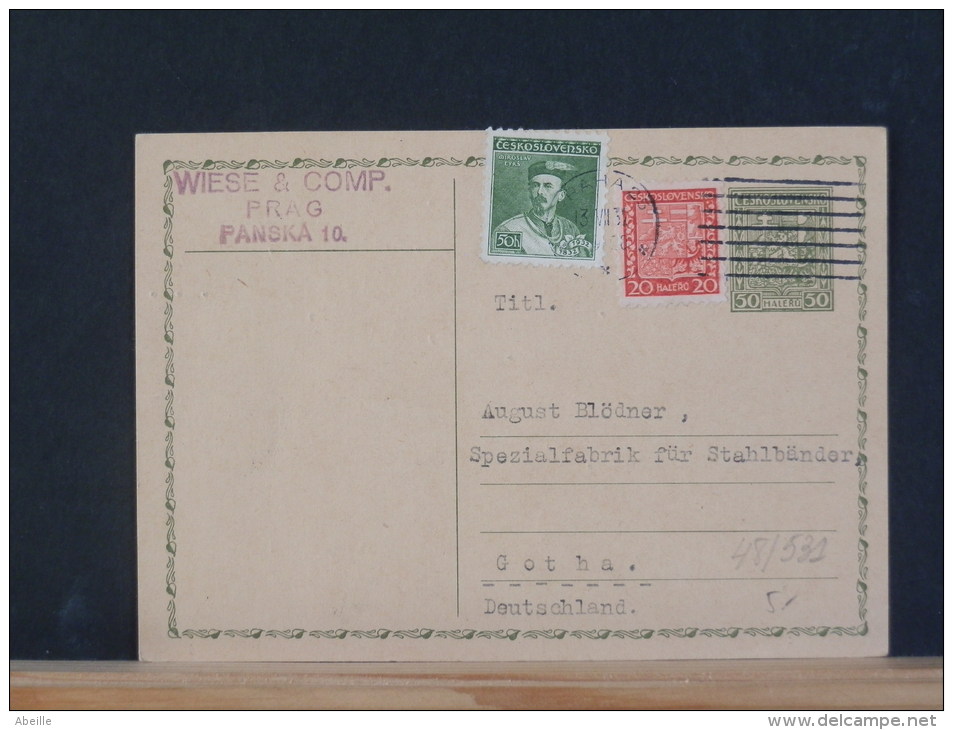 58/531      CP  1932     POUR ALLEMAGNE - Cartes Postales